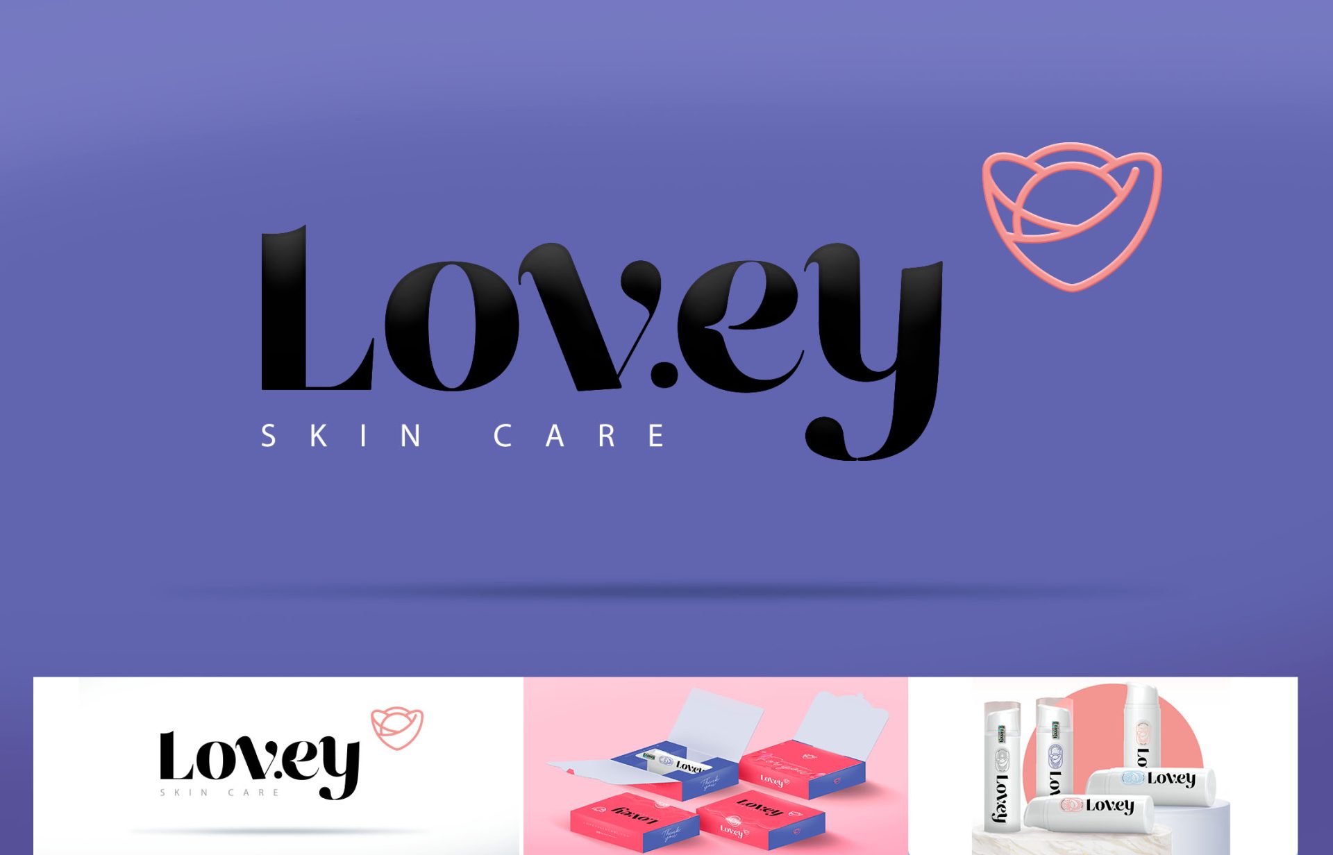 Logotipo Lovey Skincare